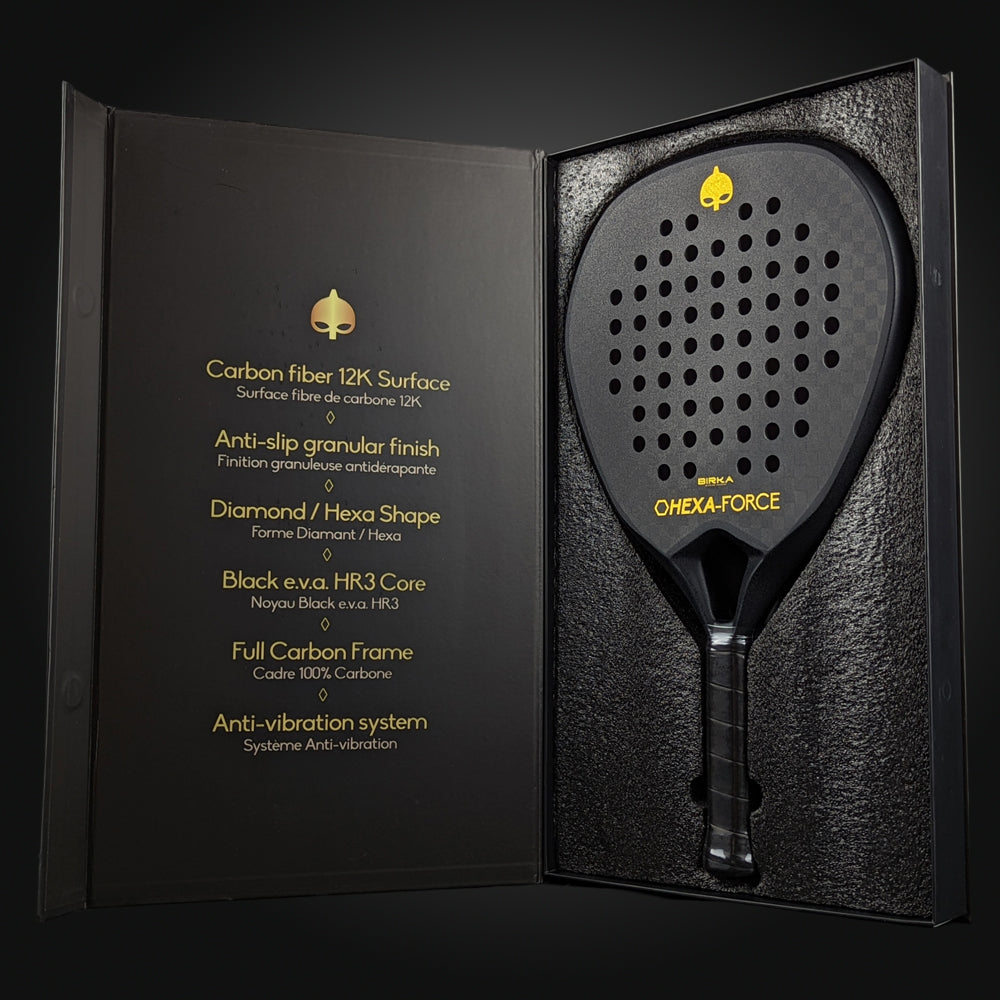 Raquette de Padel 12K Hexa-force Birka