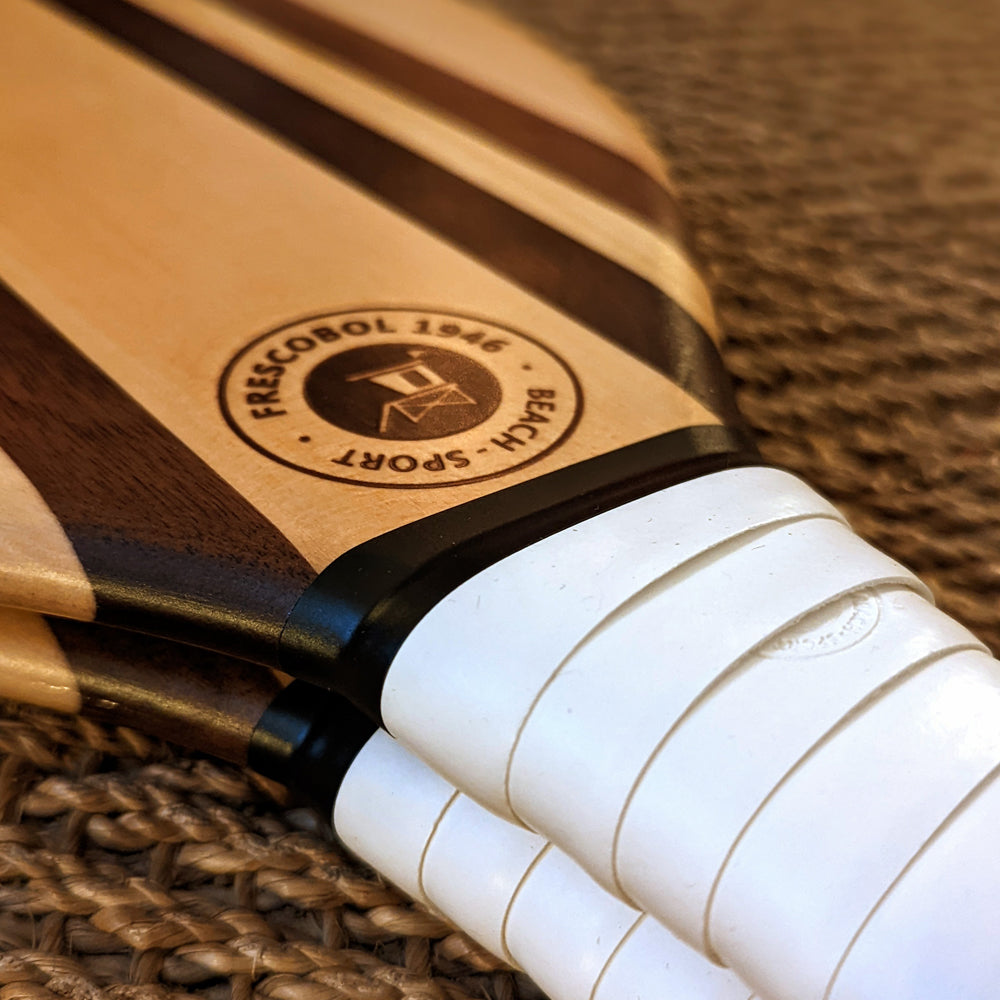 raquettes de plage bois blanches premium