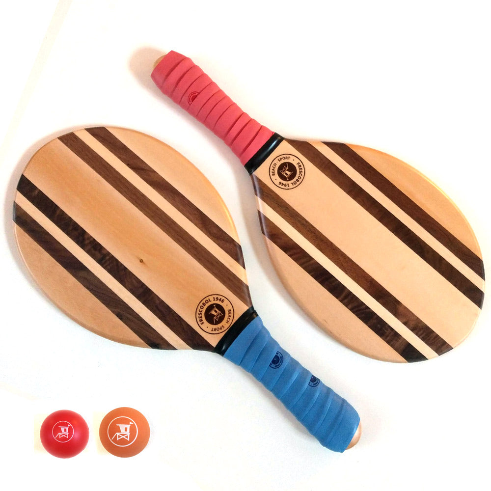 jeu de raquette red pastel blue