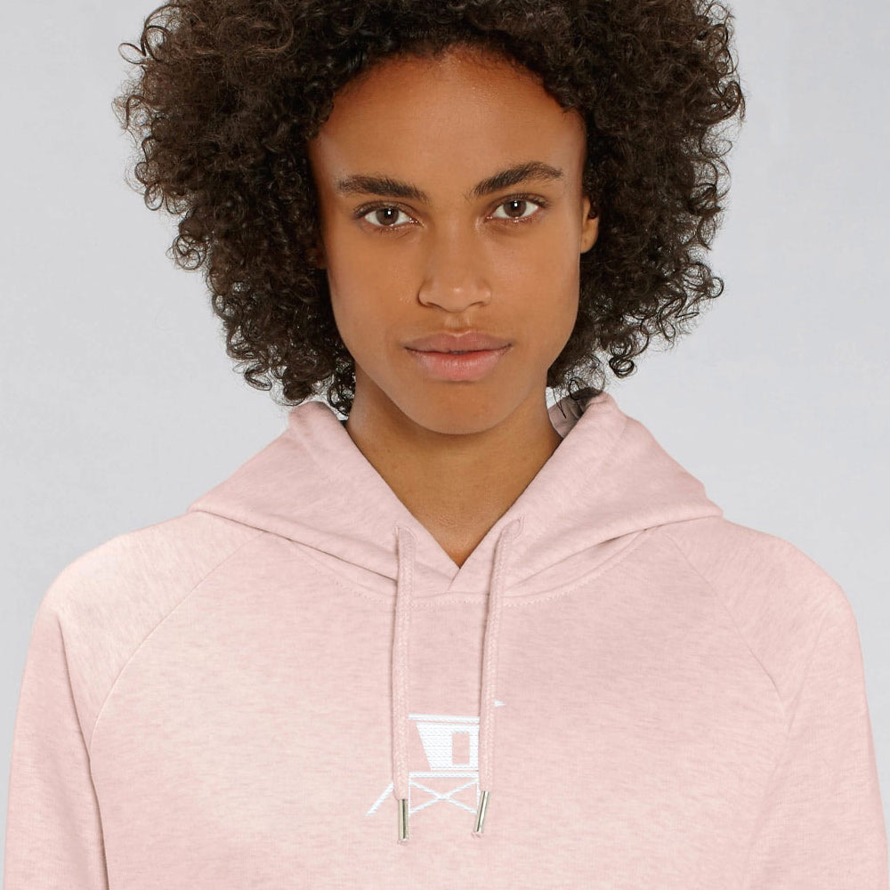 Premium Hoodie Lifeguard Hut white - Frescobol 1946
