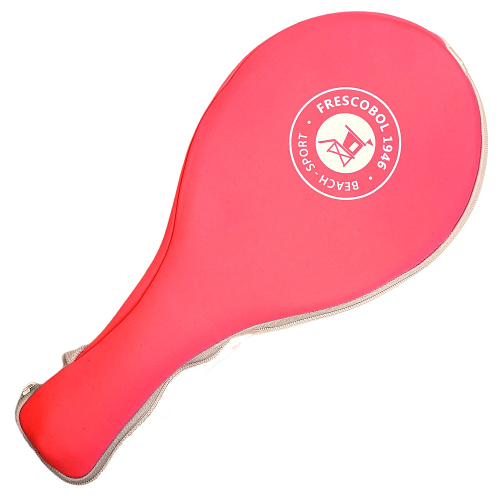 sacoche neoprene fluo pour raquettes de plage frescobol