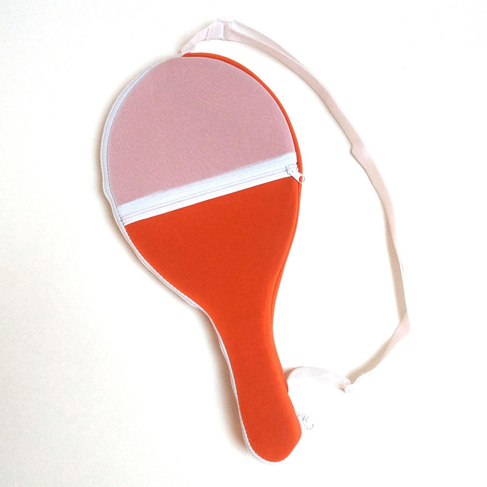 housse orange zippée frescobol