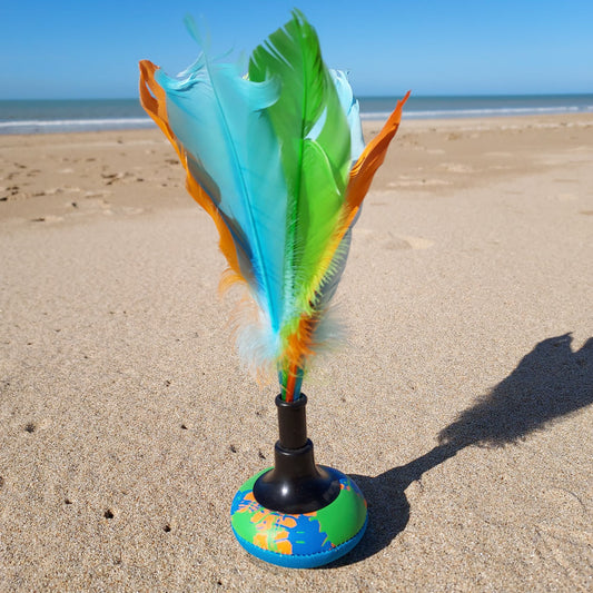 Volant Peteca - Bleu/orange