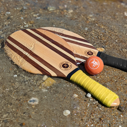 raquettes de plage en bois waterproof