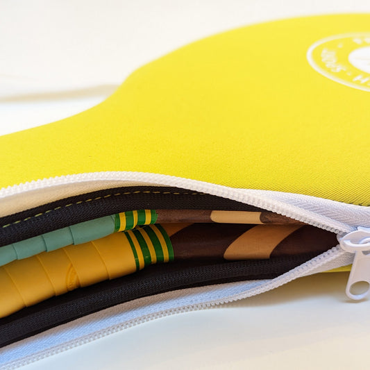 Sacoche Raquettes de Plage Frescobol - Néoprène Jaune Banana