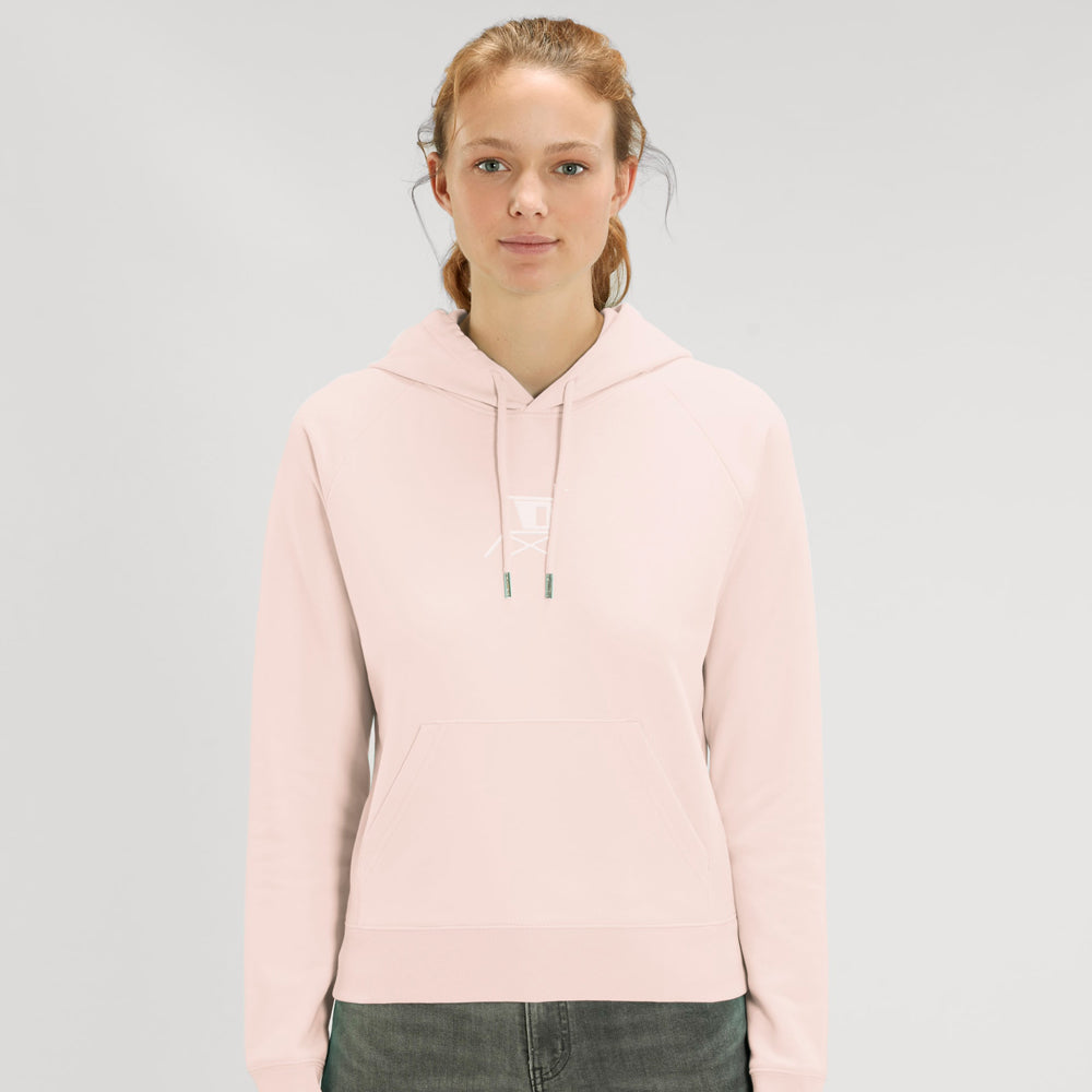 Premium Hoodie Lifeguard Hut white - Frescobol 1946