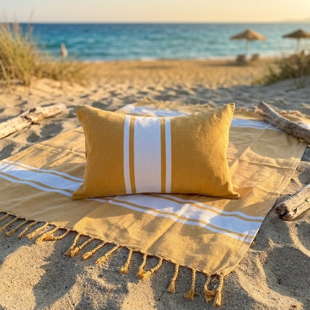 coussin gonflable pour la plage 