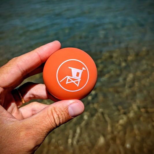 balle en caoutchouc pour jeu de raquette de plage