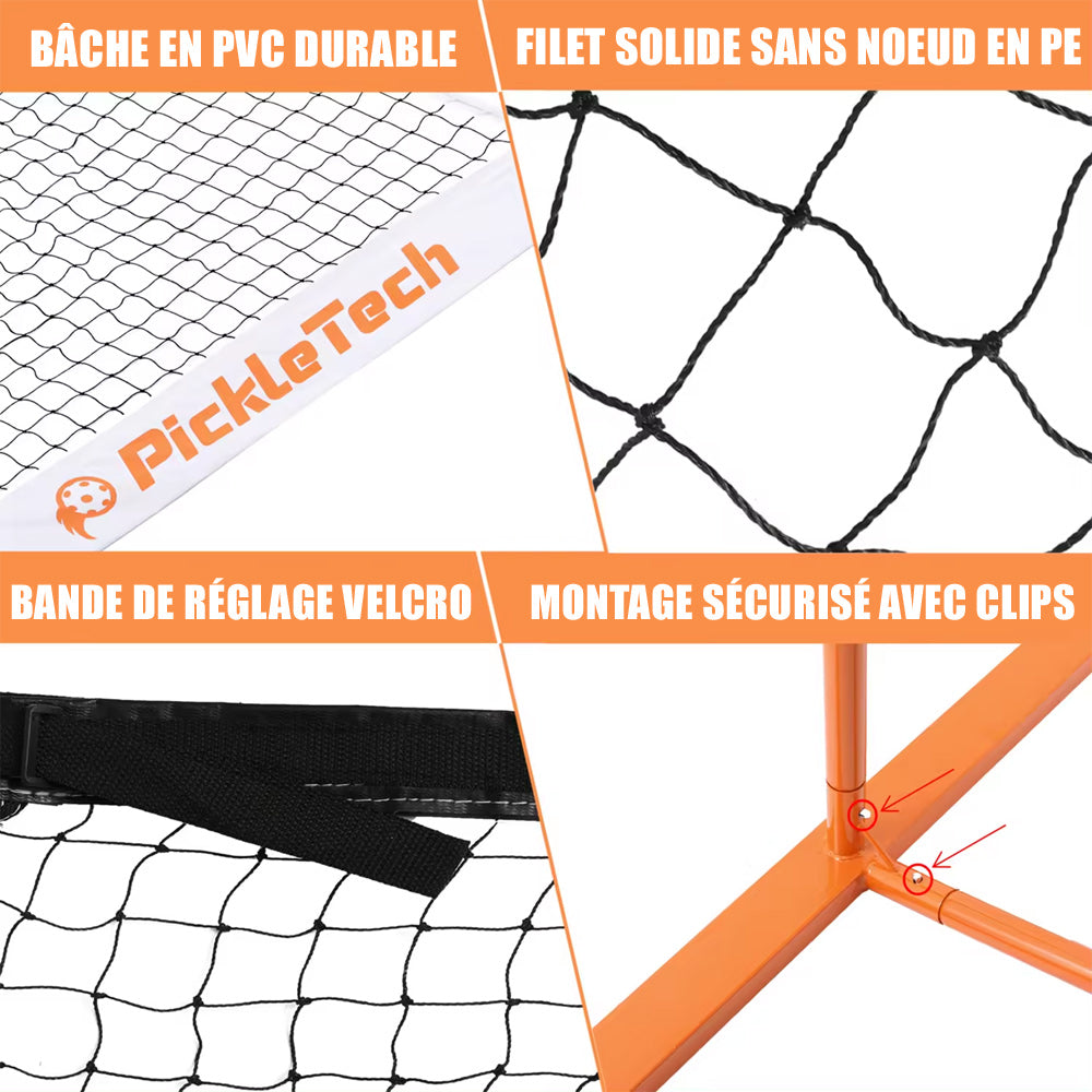 caractéristiques filet pickleball