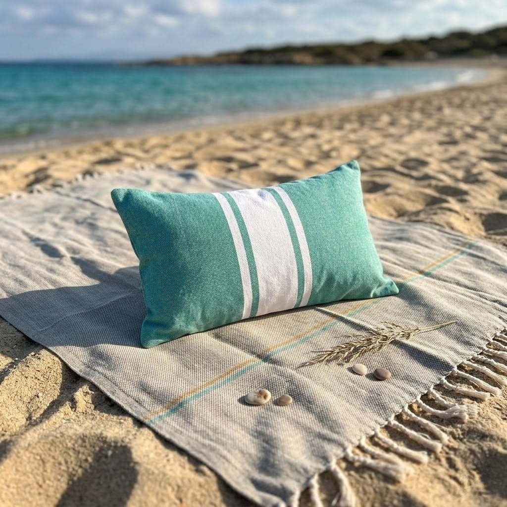 oreiller de plage pour lire ou se détendre sur la plage, à la piscine, dans le jardin