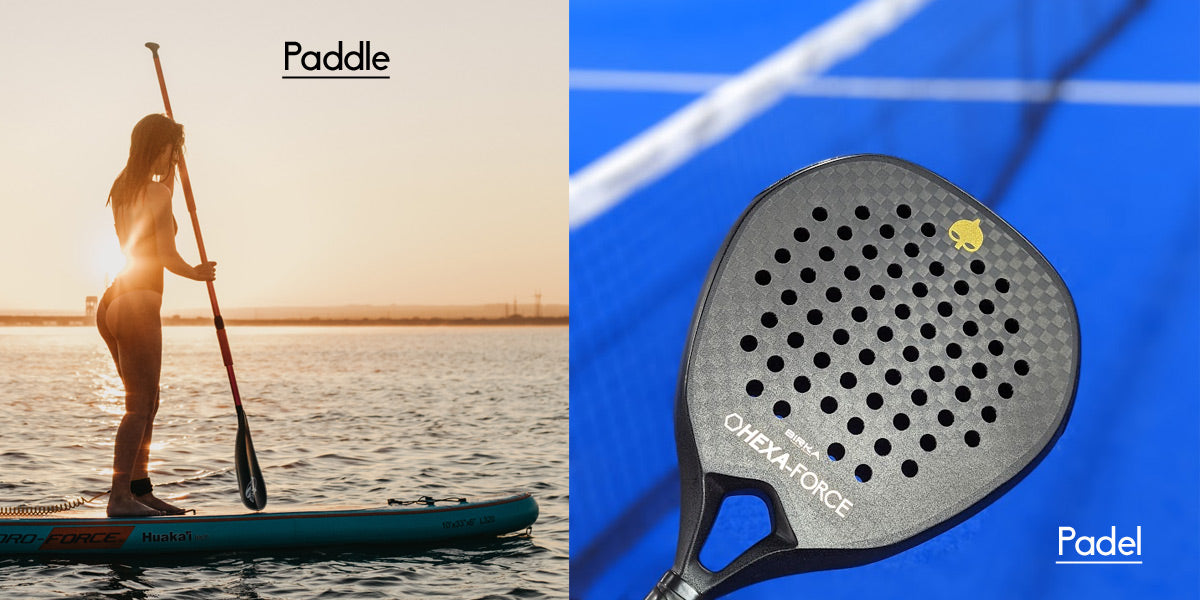 Difference between Padel and paddle – Frescobol 1946