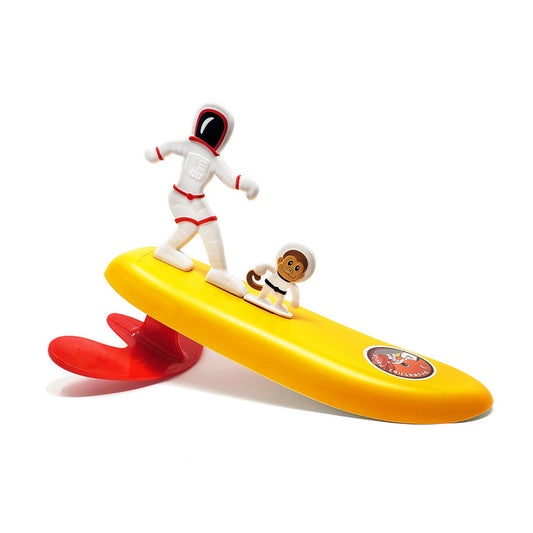 surfer astronaute et petit singe