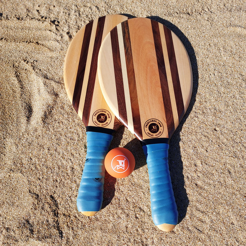 The Home Fusion Company Ensemble de raquette de plage en bois pour enfants  et adultes