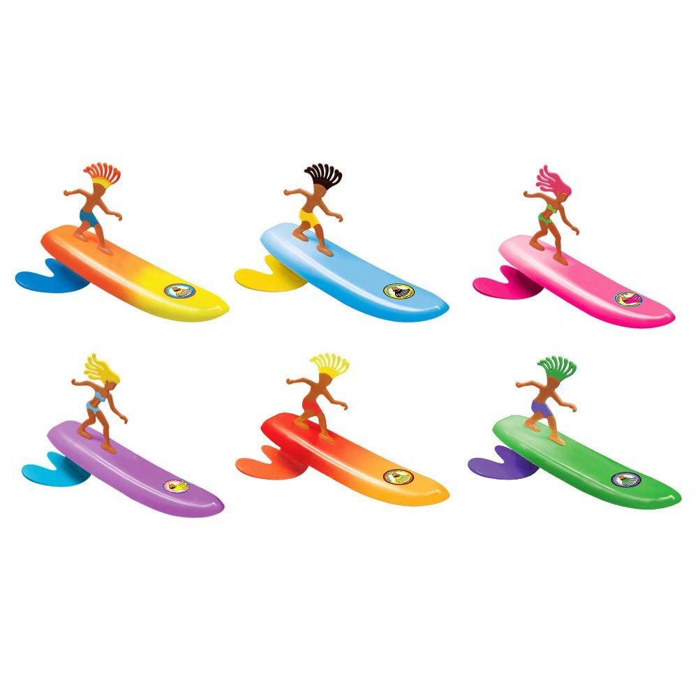 Surfer Dudes Rick Rica V2 | Surf Enfant Jeu de Plage | Mini-Surf propulsé par Les Vagues